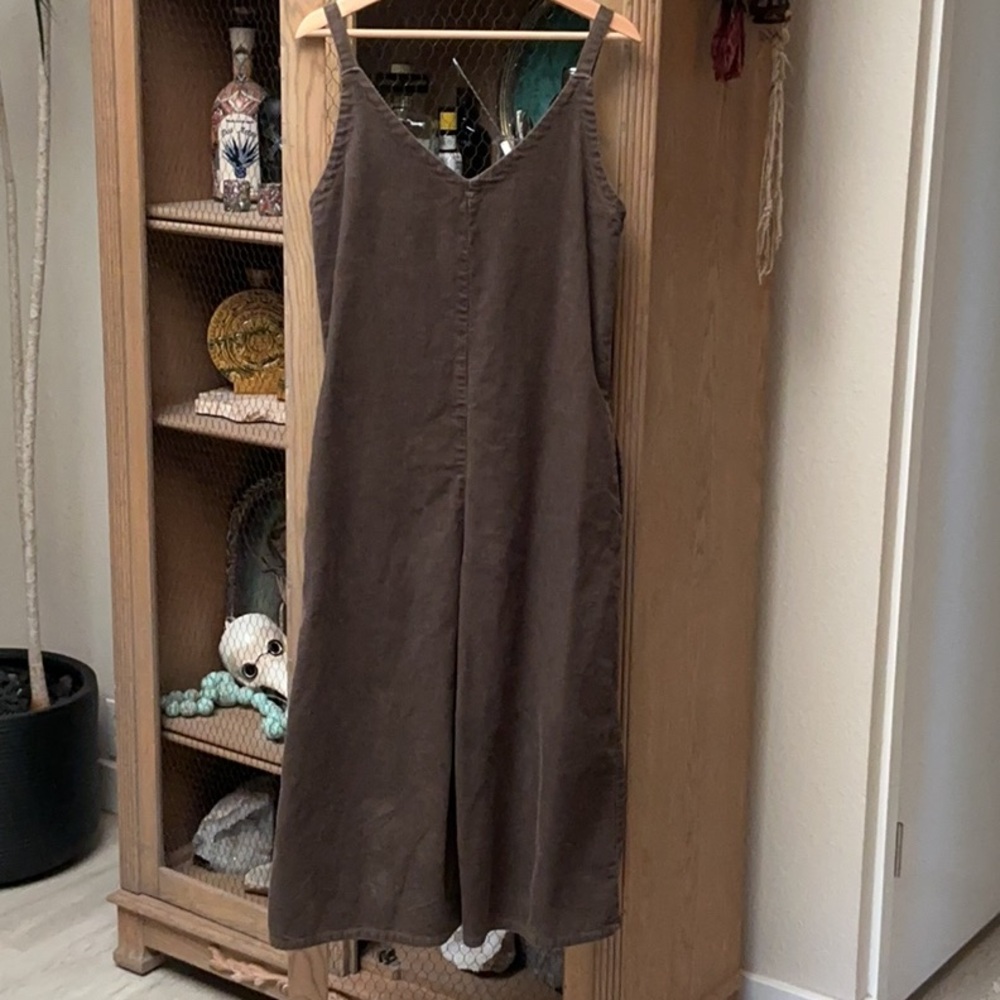 Billabong Windechaser Cord Jumpsuit in Green - Picture 10 of 14